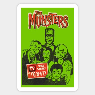 The Munsters 'First Family' of FRIGHT! Magnet